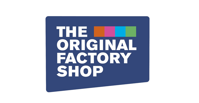 The original factory shop logo